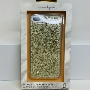 NANETTE LEPORE || iPhone Metallic Foil Flakes Case